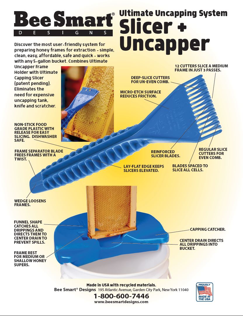 Bee Smart Uncapping System Callouts