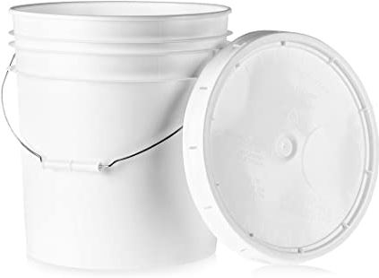 Pails & Lids large size selection to suit your need: 1, 2, 3.5, 5