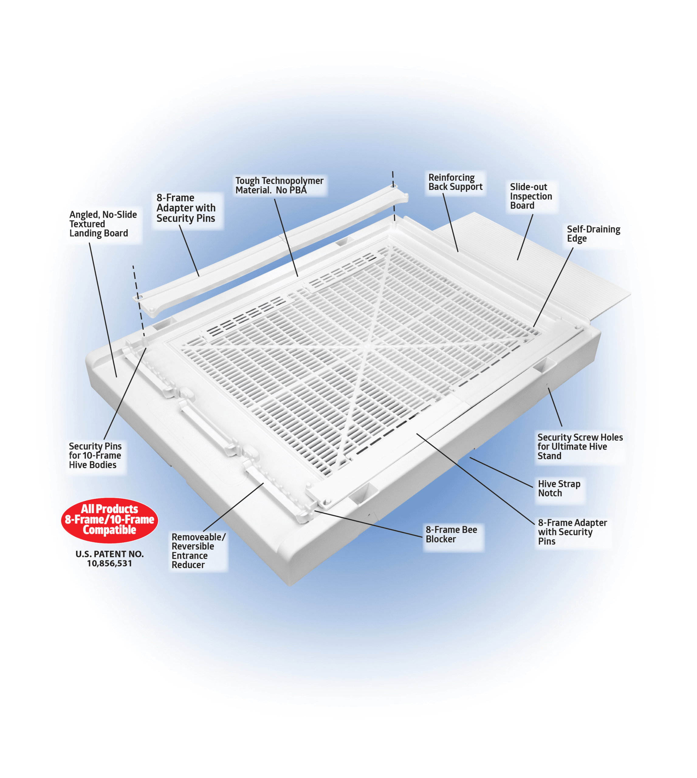 ultimate bottom board all plastic