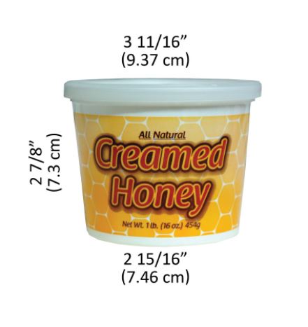 creamed honey tubs CN-565
