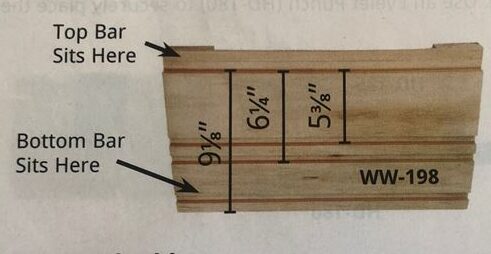 frame wire form board sizes