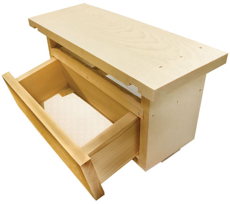 pollen trap drawer