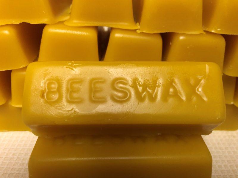 1 oz raw beeswax block