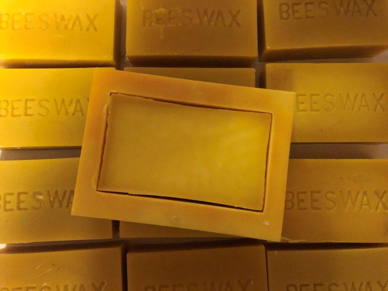 beeswax in mold