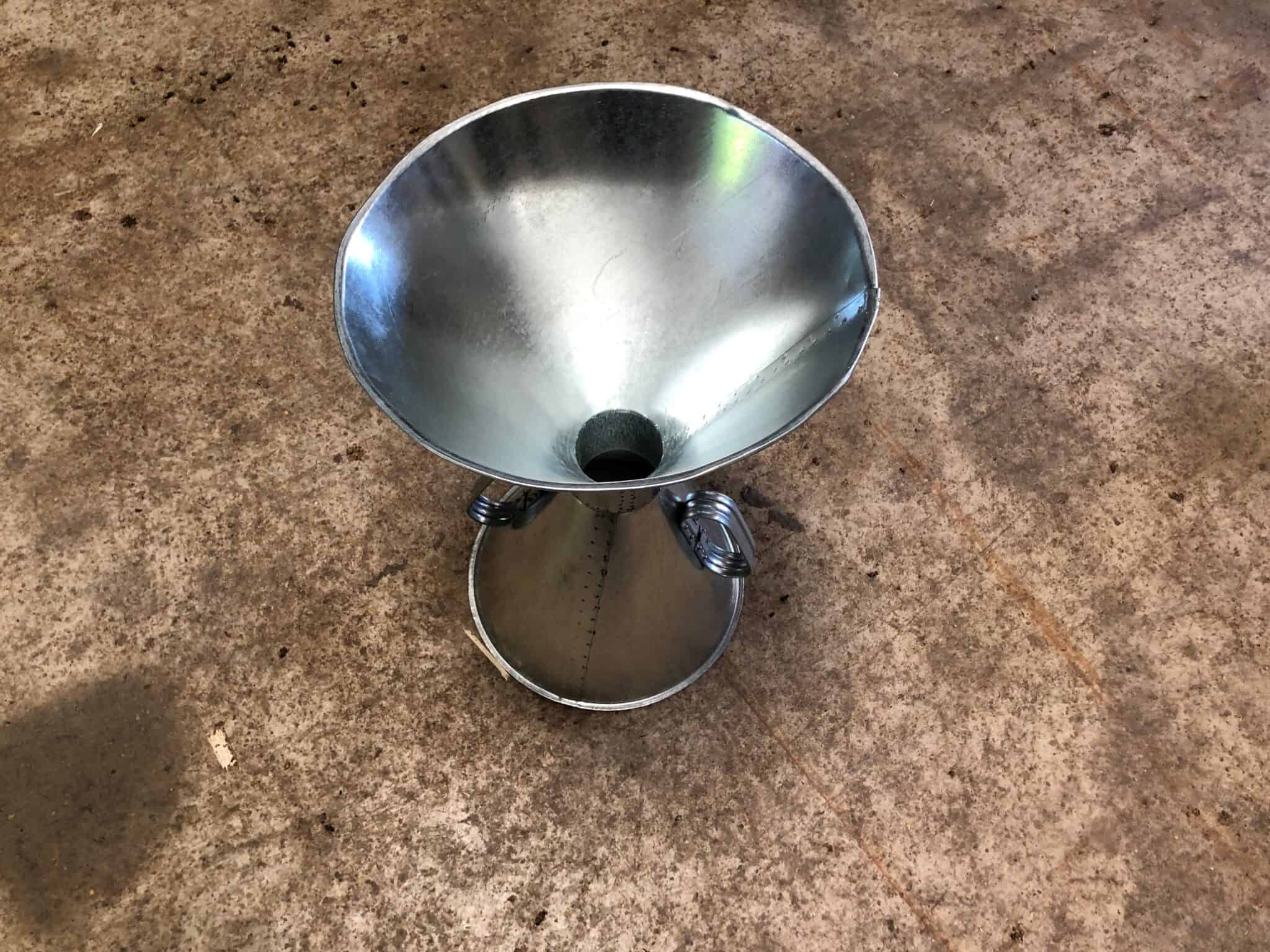 Honeybee Package Bee Box Building Funnels streamline the filling process