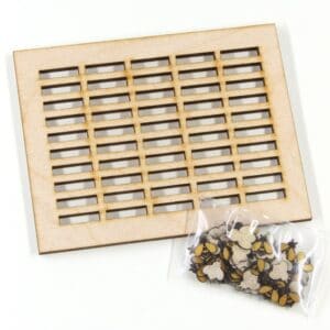 Miniature Queen Excluder and Honey Bees
