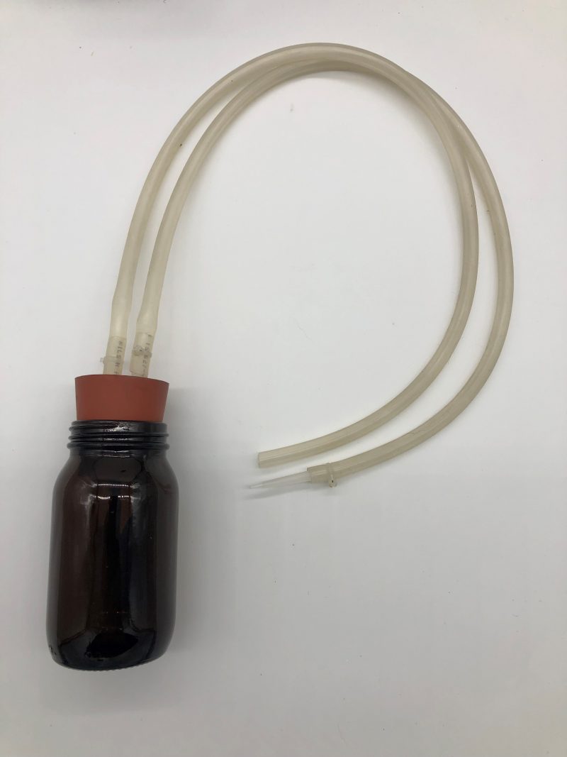 royal jelly collection jar tubing and siphon tip