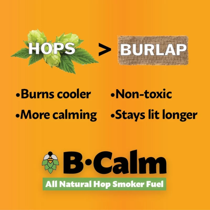 Smoker Fuel Hops vs Burlap