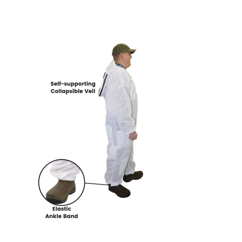 self supporting collapsible veil and elastic ankle bands