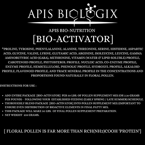 apis biologix bio activator instructions