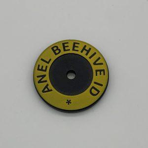 Anel beehive RFID tag closeup