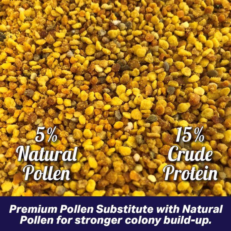 ultra bee plus premium patty with real pollen